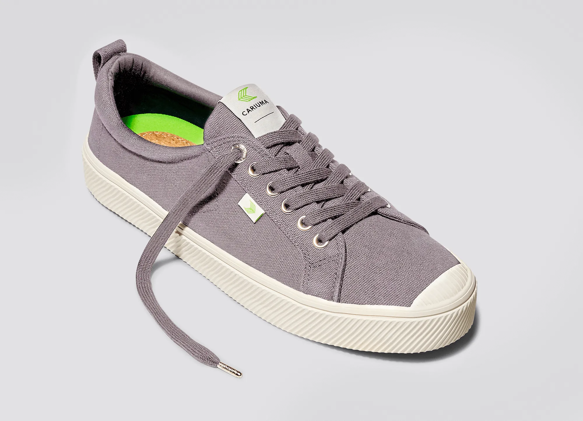 OCA Low Mystic Grey Canvas Sneaker Women sold by Cariuma product image thumbnail 5