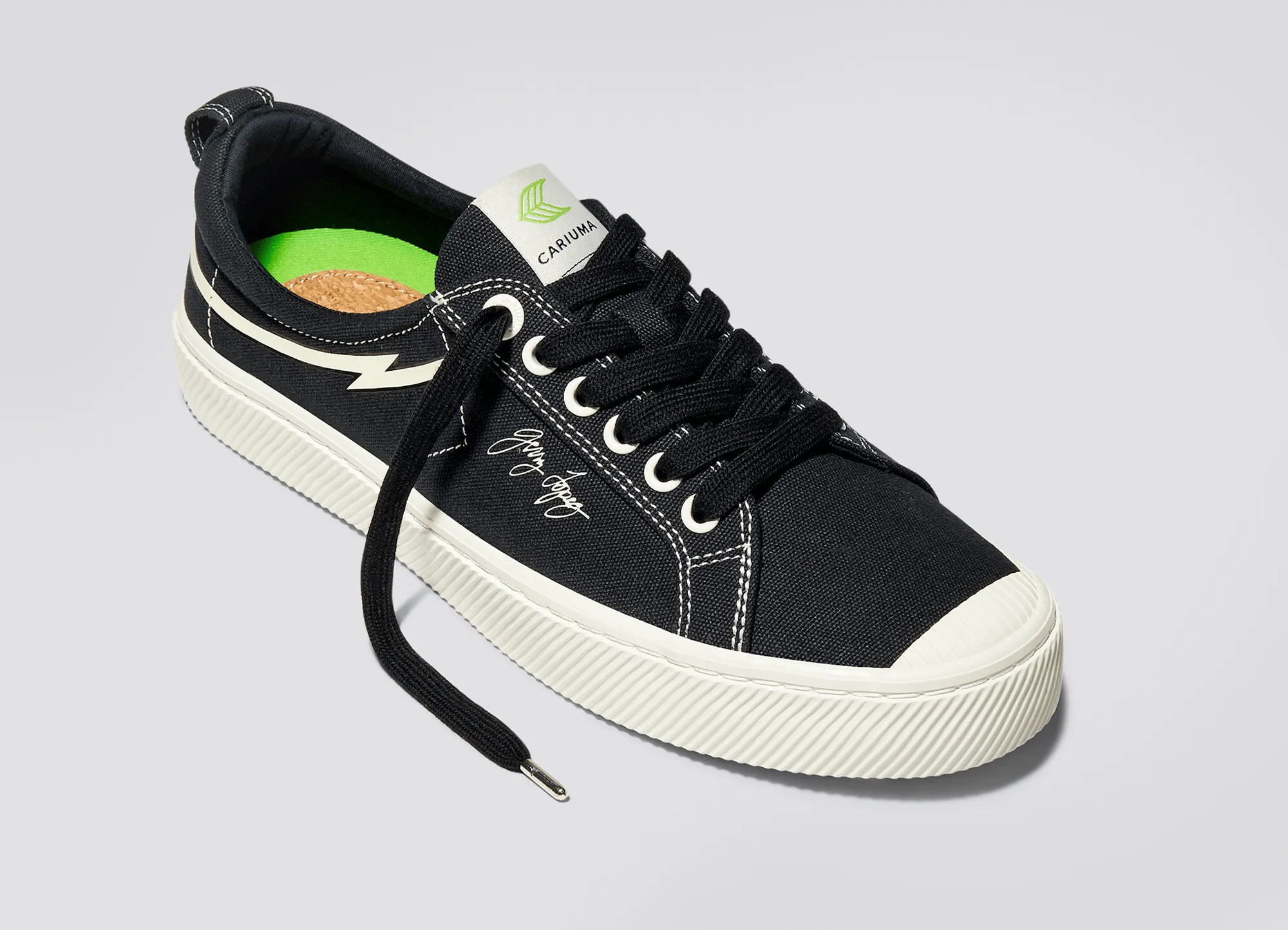 OCA Low Gerry Lopez Black Canvas Sneaker Women sold by Cariuma product image thumbnail 4