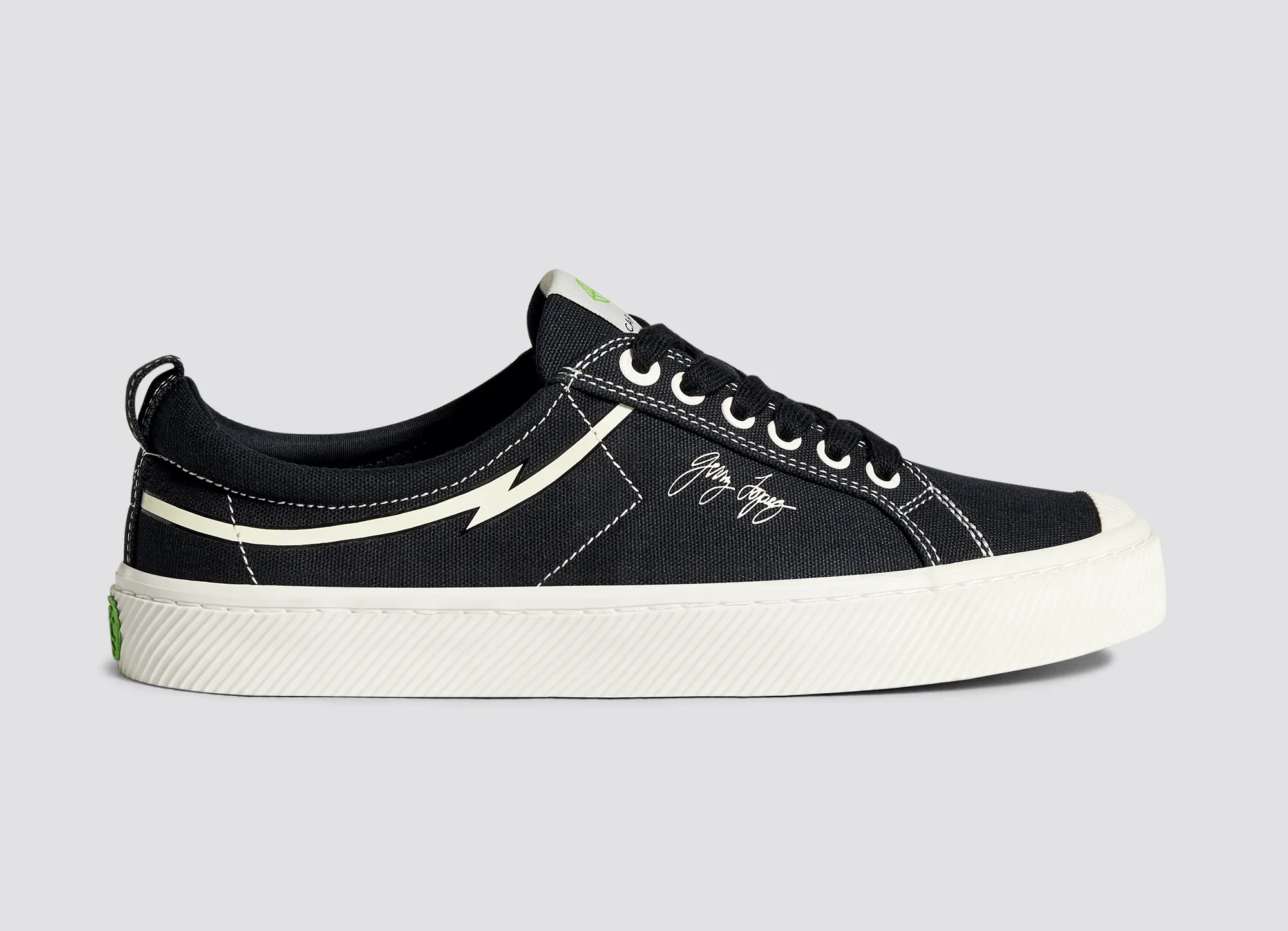 OCA Low Gerry Lopez Black Canvas Sneaker Women sold by Cariuma product image thumbnail 3