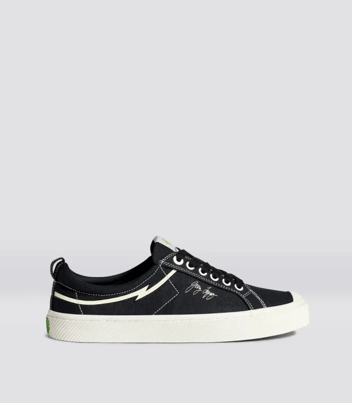 OCA Low Gerry Lopez Black Canvas Sneaker Women made by Cariuma