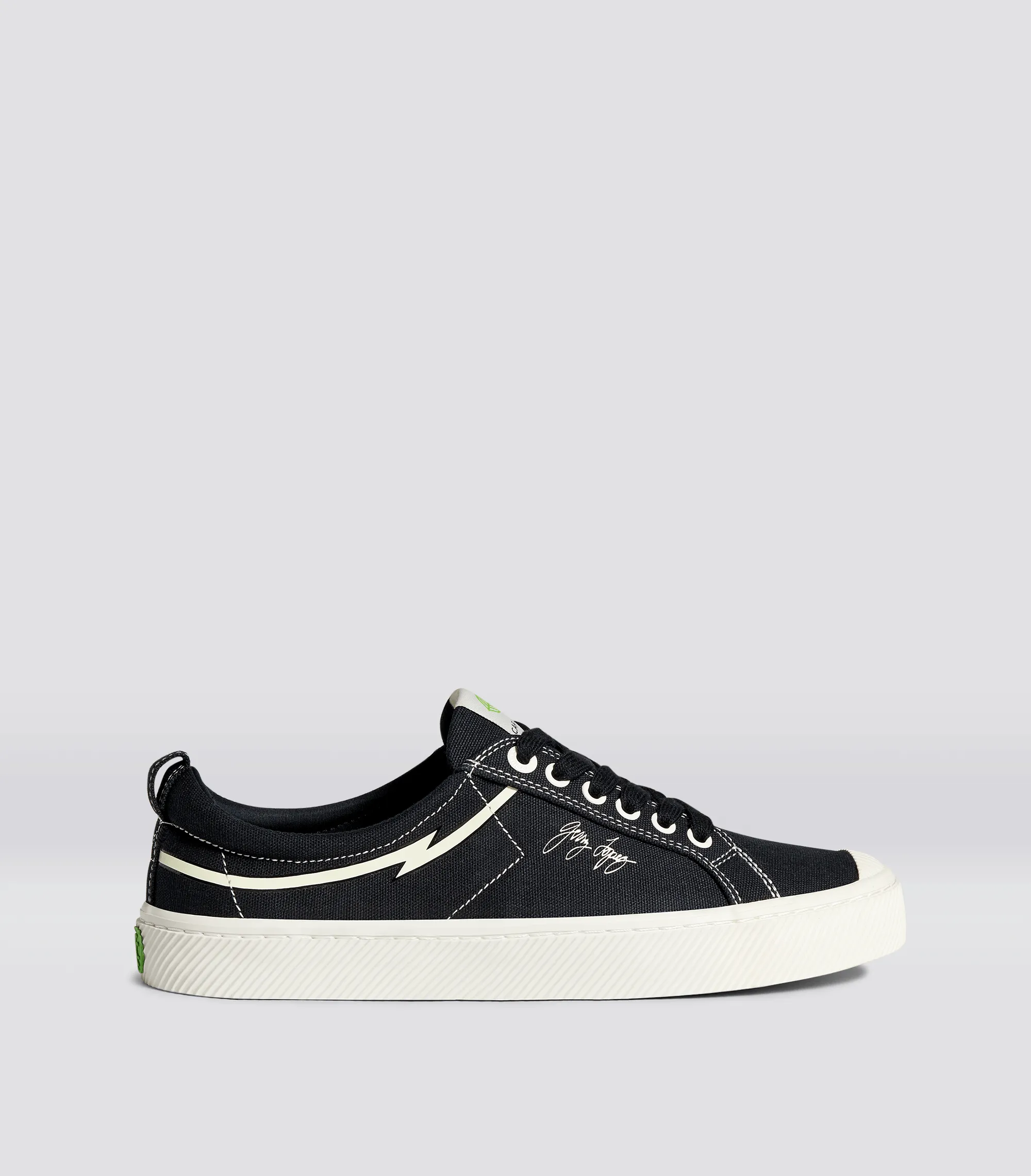 OCA Low Gerry Lopez Black Canvas Sneaker Women sold by Cariuma