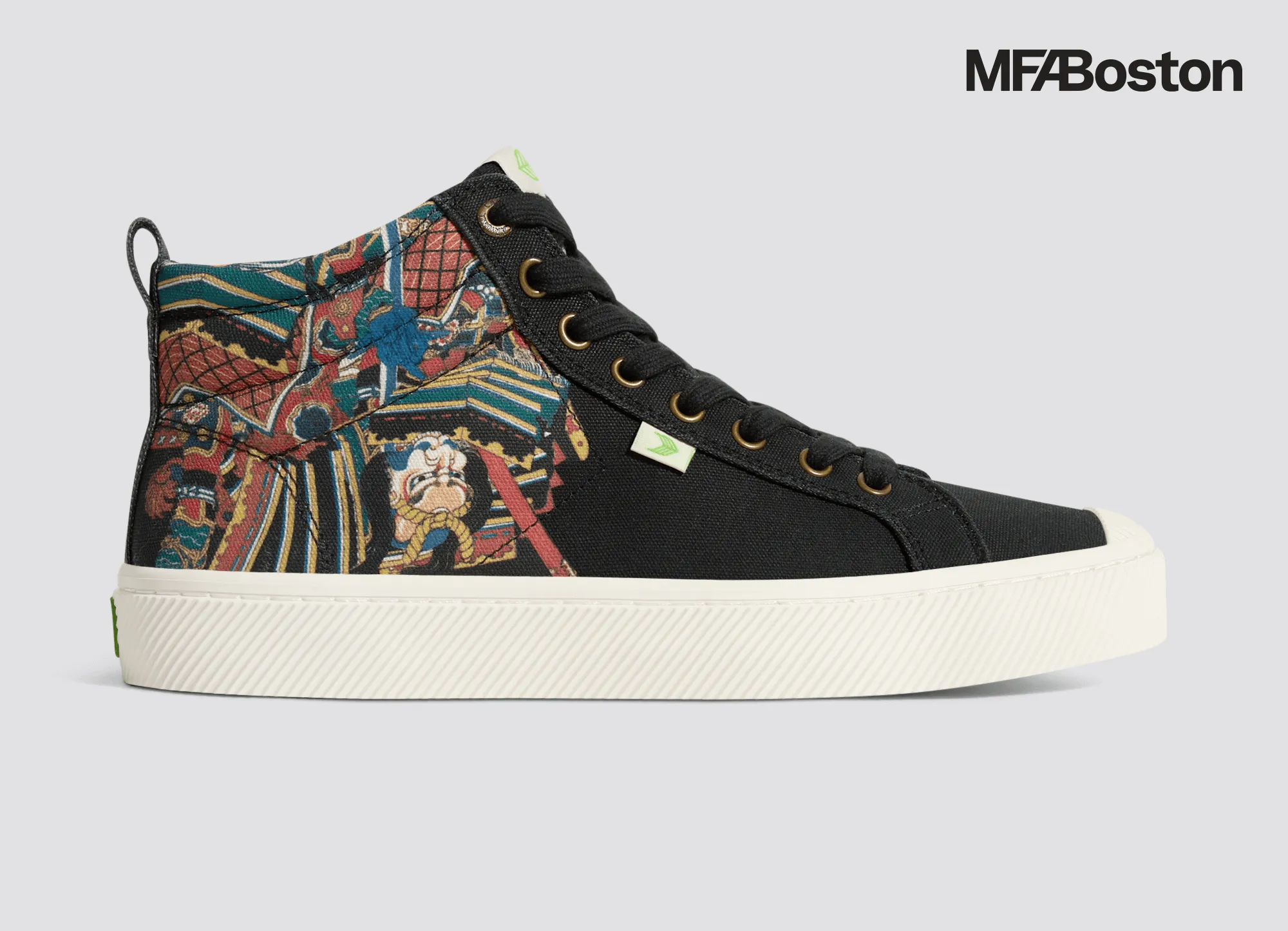 Hokusai OCA High Warrior Print Canvas Sneaker Men sold by Cariuma product image thumbnail 3