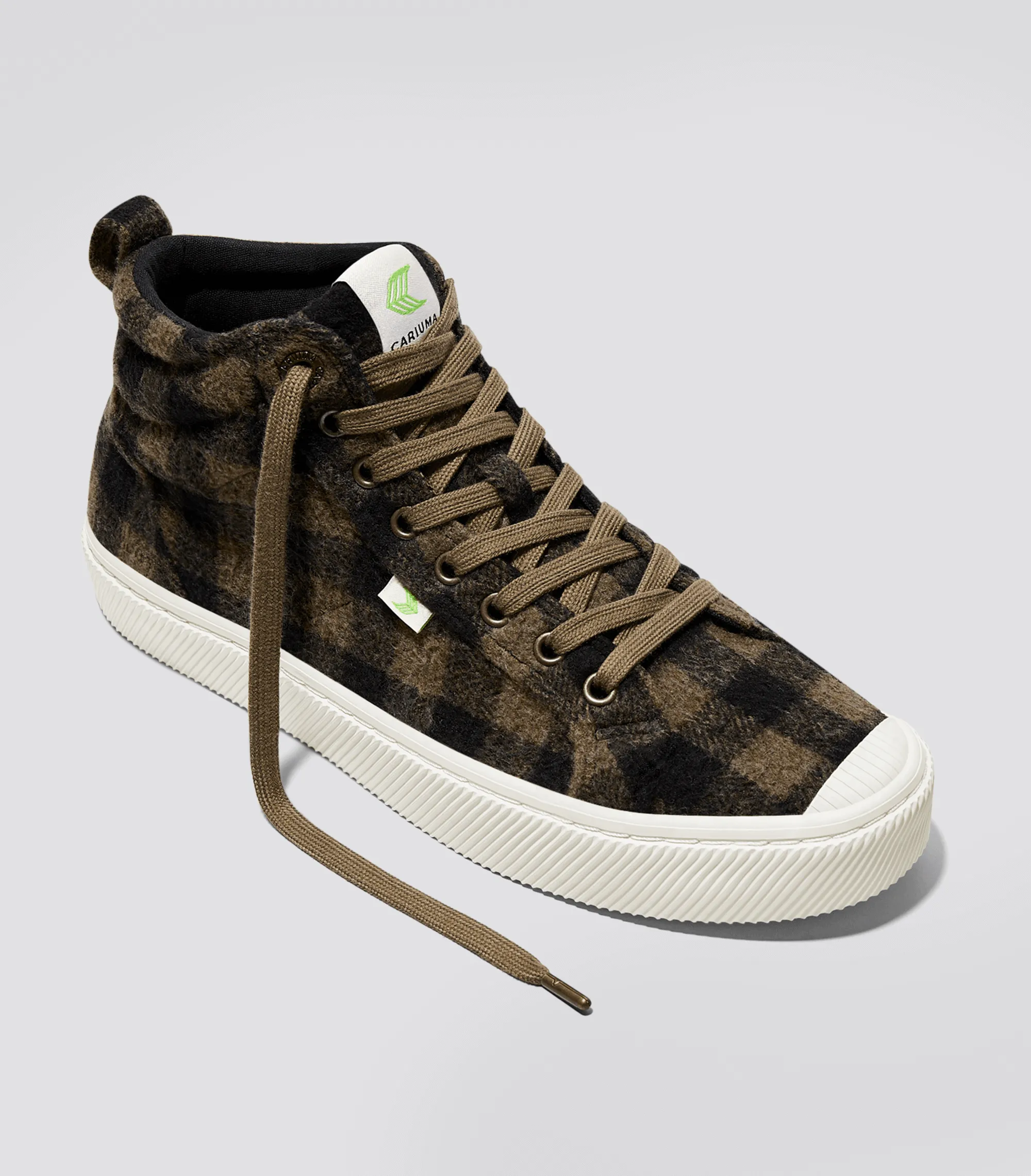 OCA High Brown Plaid Sneaker Women sold by Cariuma product image thumbnail 2