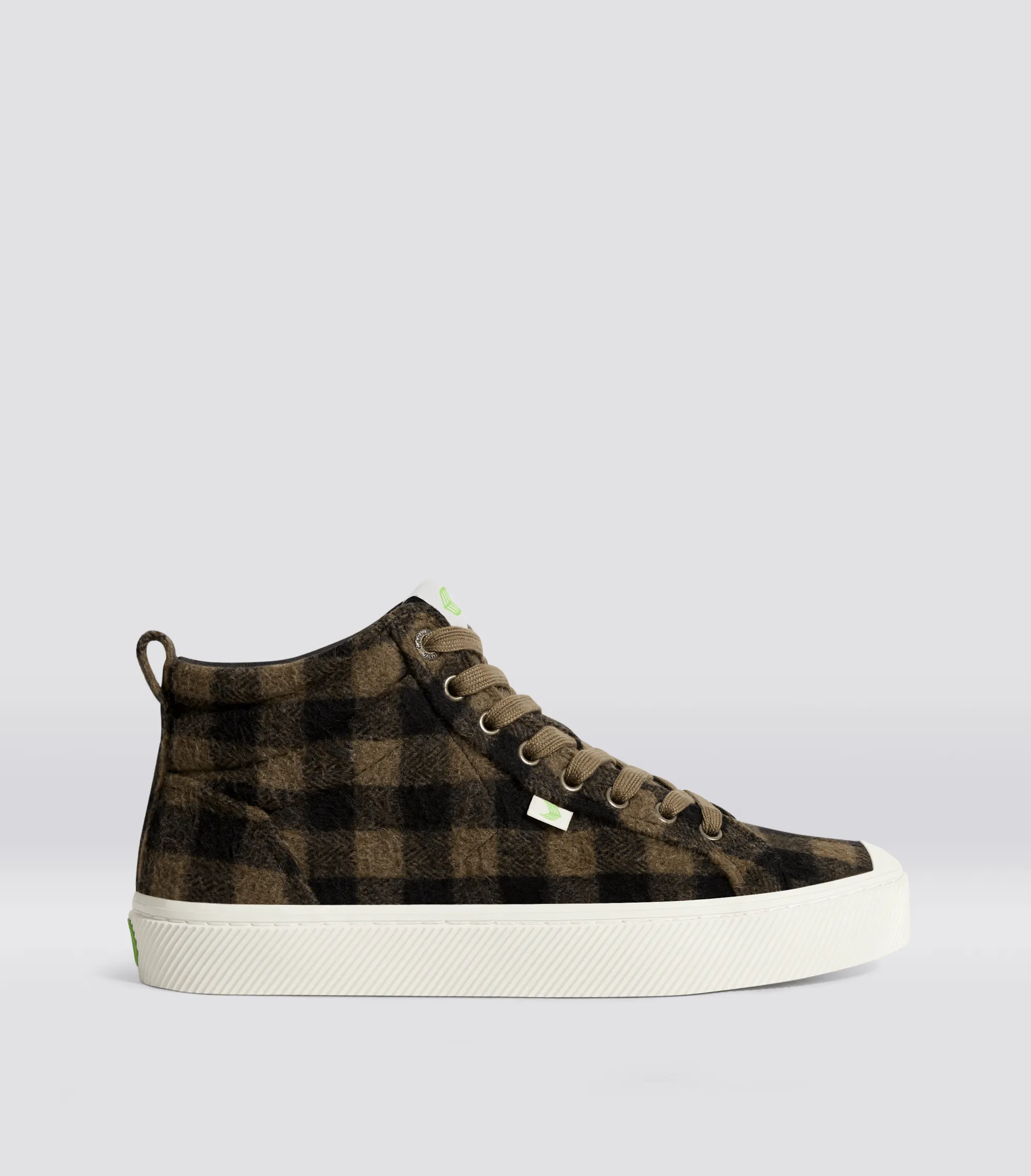OCA High Brown Plaid Sneaker Women sold by Cariuma