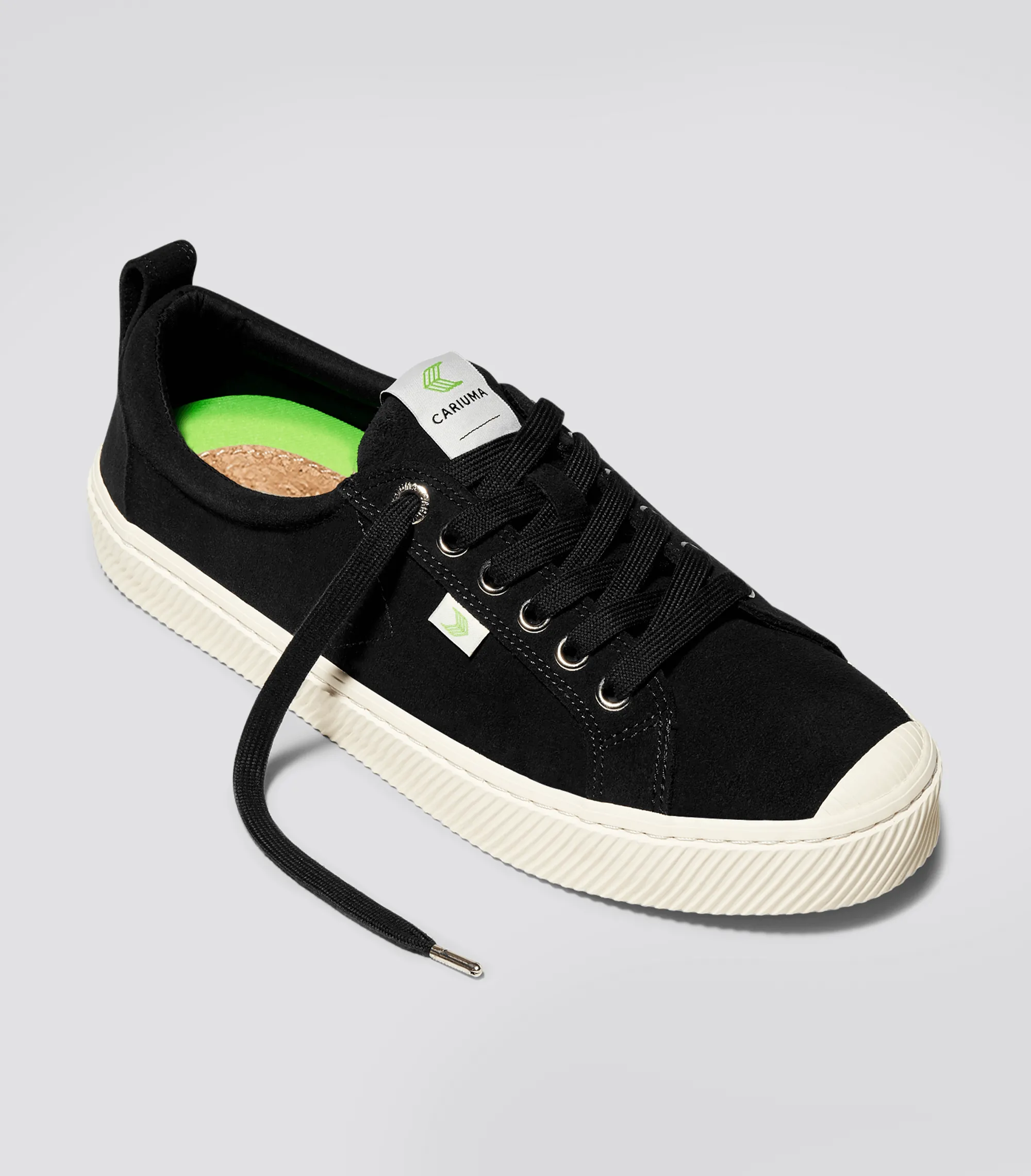 OCA Low Black Suede Sneaker Women sold by Cariuma product image thumbnail 2
