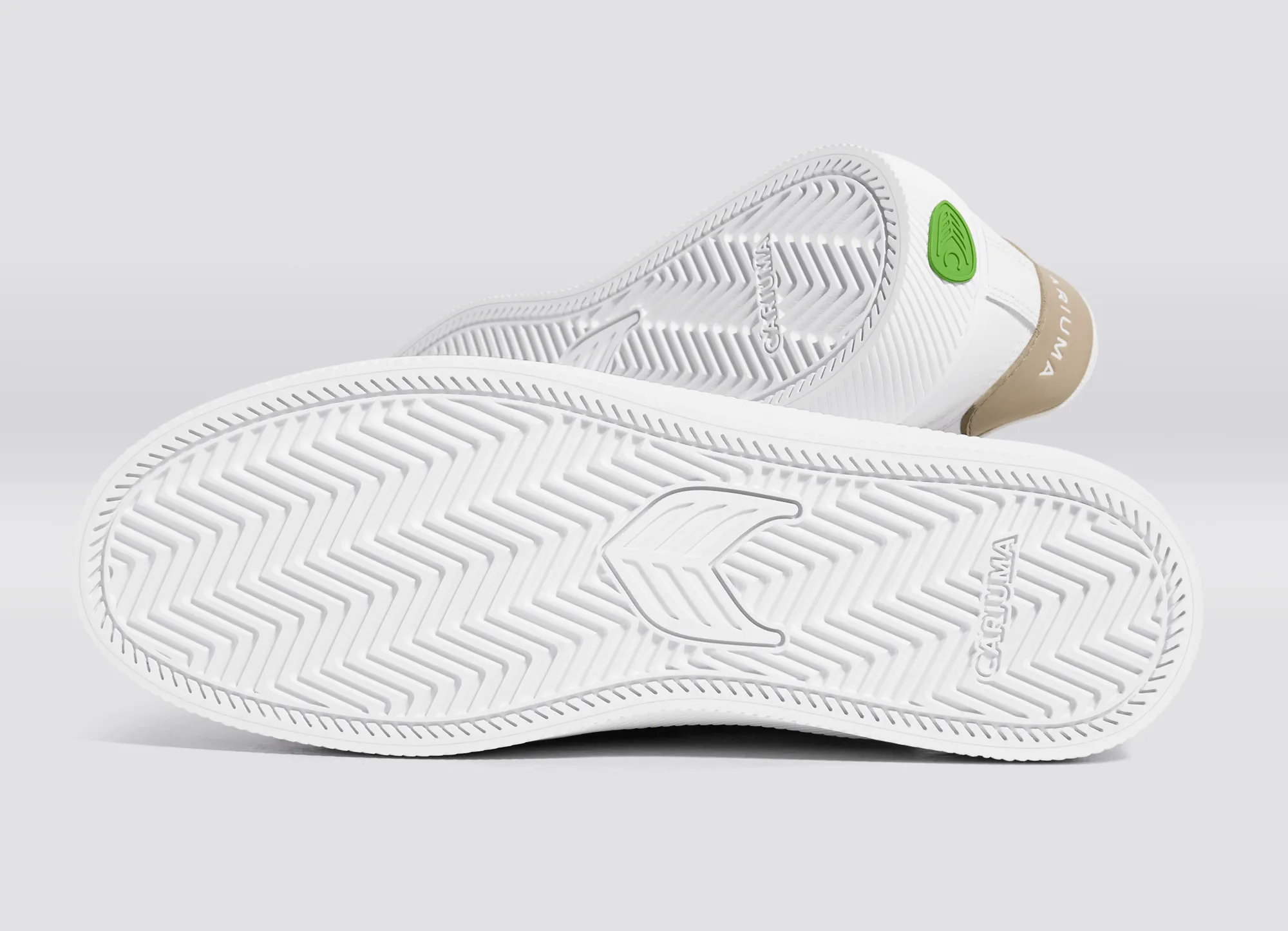 SALVAS White Leather Shifting Sand Logo Sneaker Men sold by Cariuma product image thumbnail 5