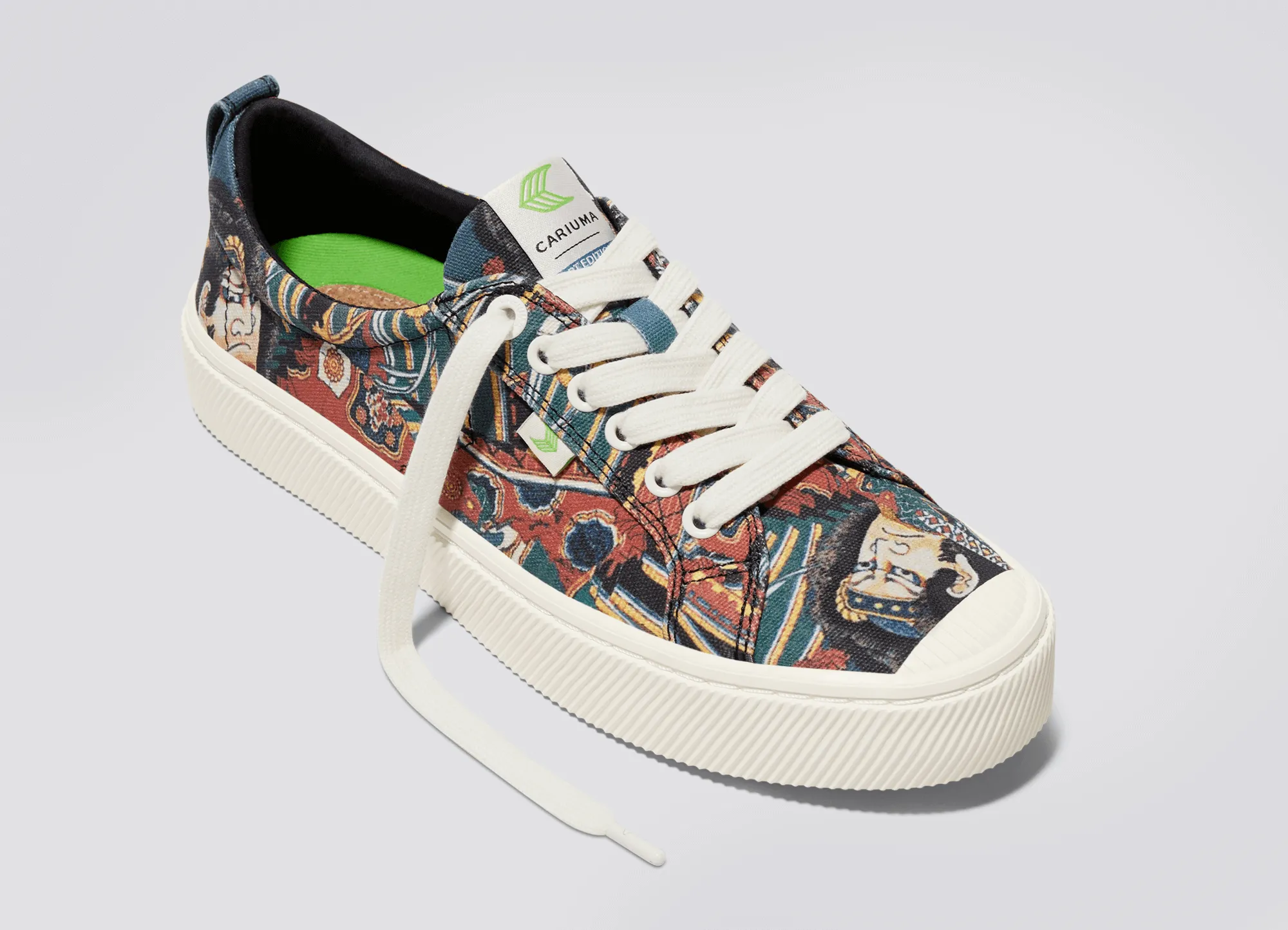 Hokusai OCA Low Warrior Print Canvas Sneaker Women sold by Cariuma product image thumbnail 4