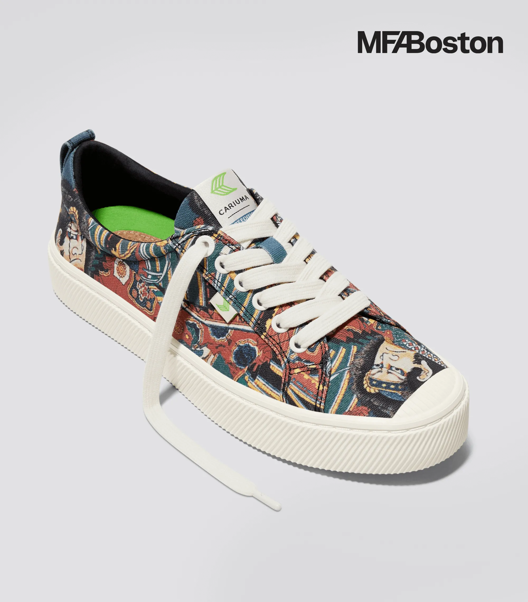 Hokusai OCA Low Warrior Print Canvas Sneaker Women sold by Cariuma product image thumbnail 2