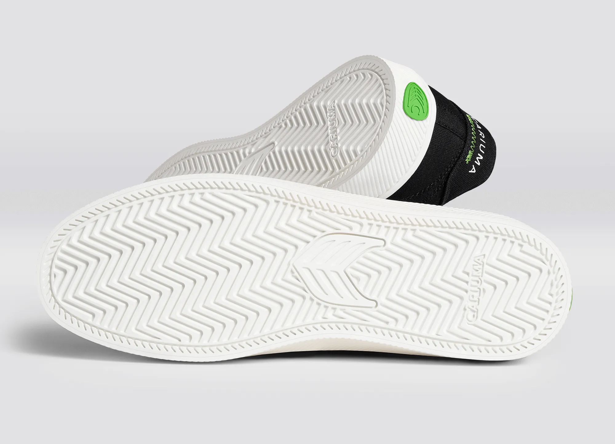 NAIOCA Canvas Black Canvas Off-White Logo Sneaker Women sold by Cariuma product image thumbnail 5