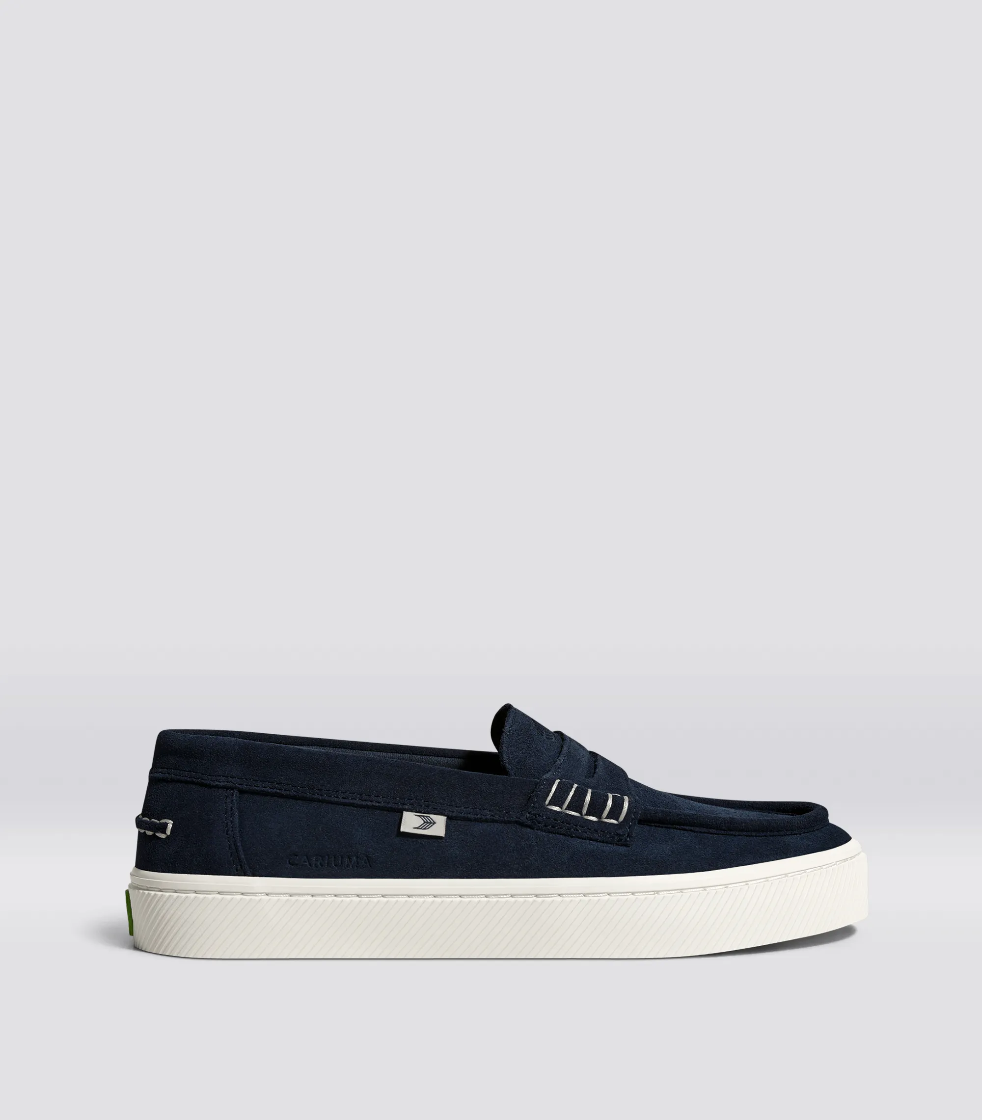 CAJU Loafer Navy Suede Men sold by Cariuma