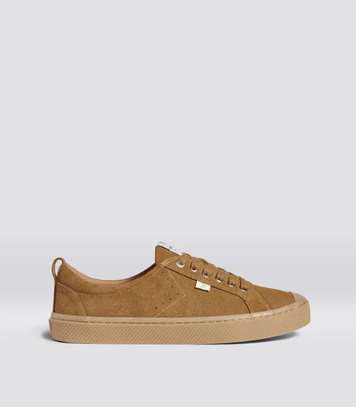 OCA Low All Camel Suede Sneaker Women sold by Cariuma