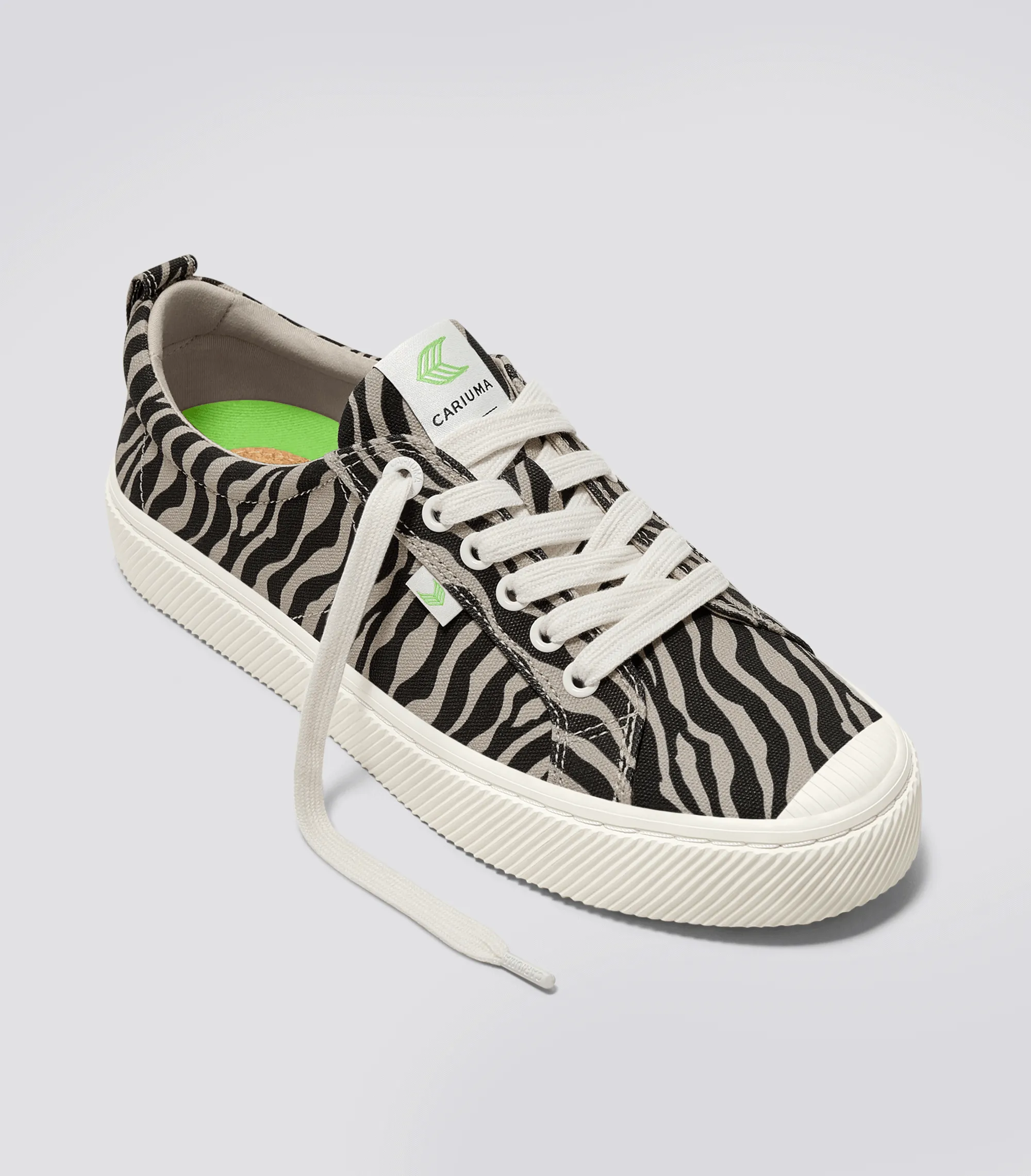 OCA Low Zebra Print Canvas Sneaker Women sold by Cariuma product image thumbnail 2