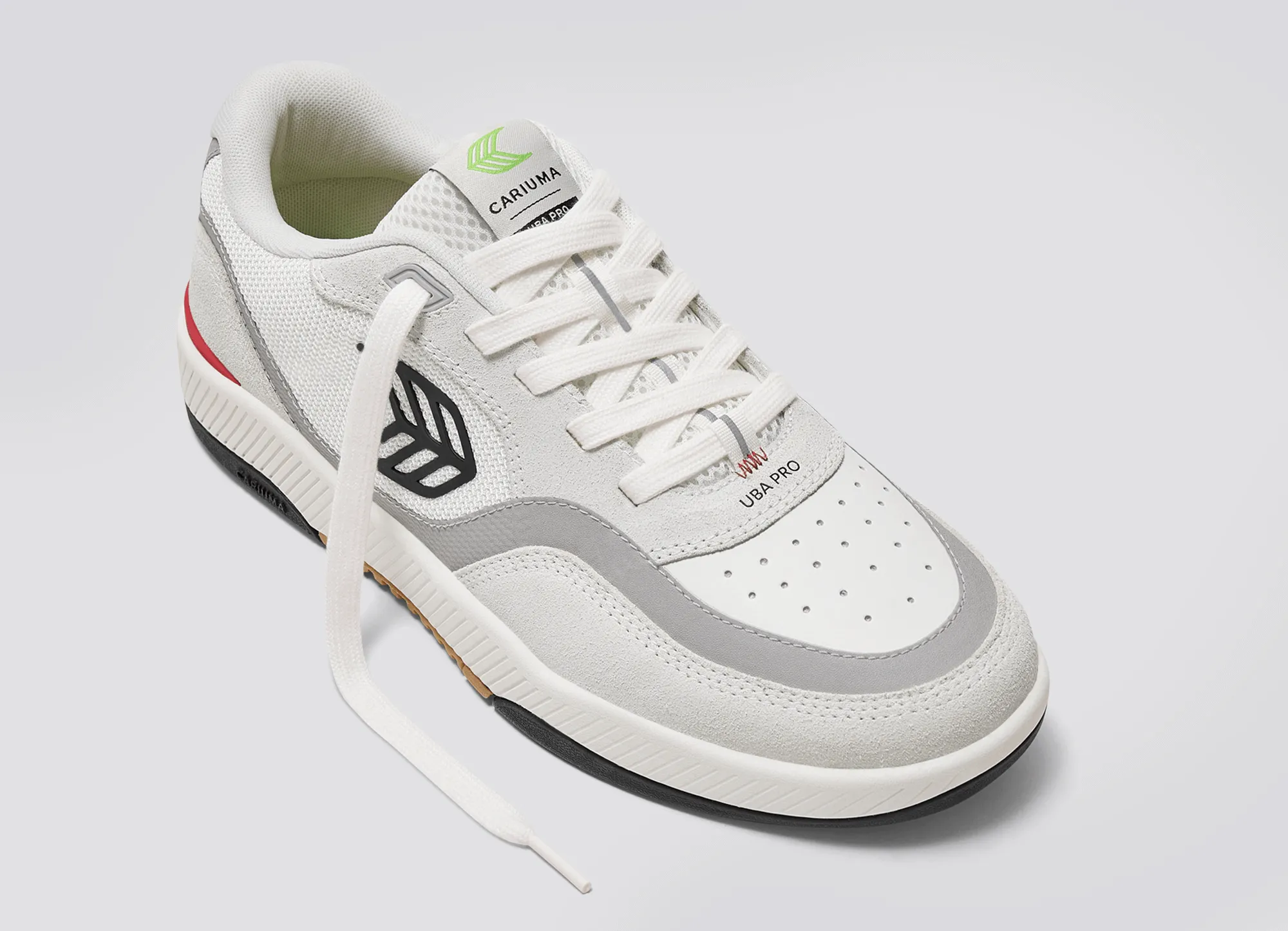UBA PRO Smoke White Suede Off-White Mesh Black Logo Red Sneaker Women sold by Cariuma product image thumbnail 4