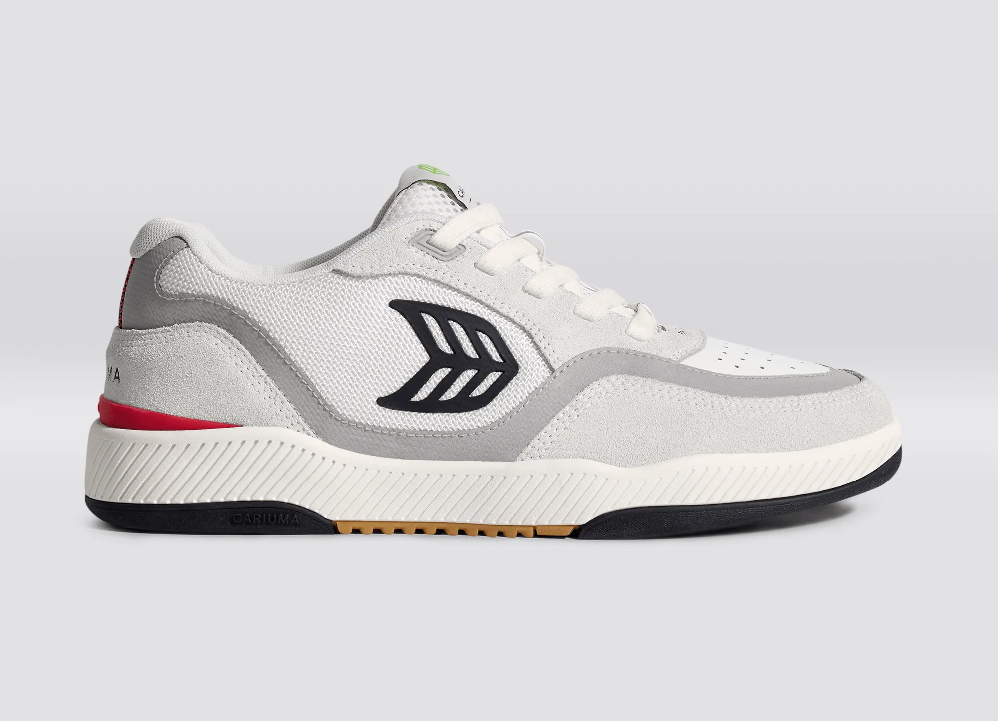 UBA PRO Smoke White Suede Off-White Mesh Black Logo Red Sneaker Women sold by Cariuma product image thumbnail 3