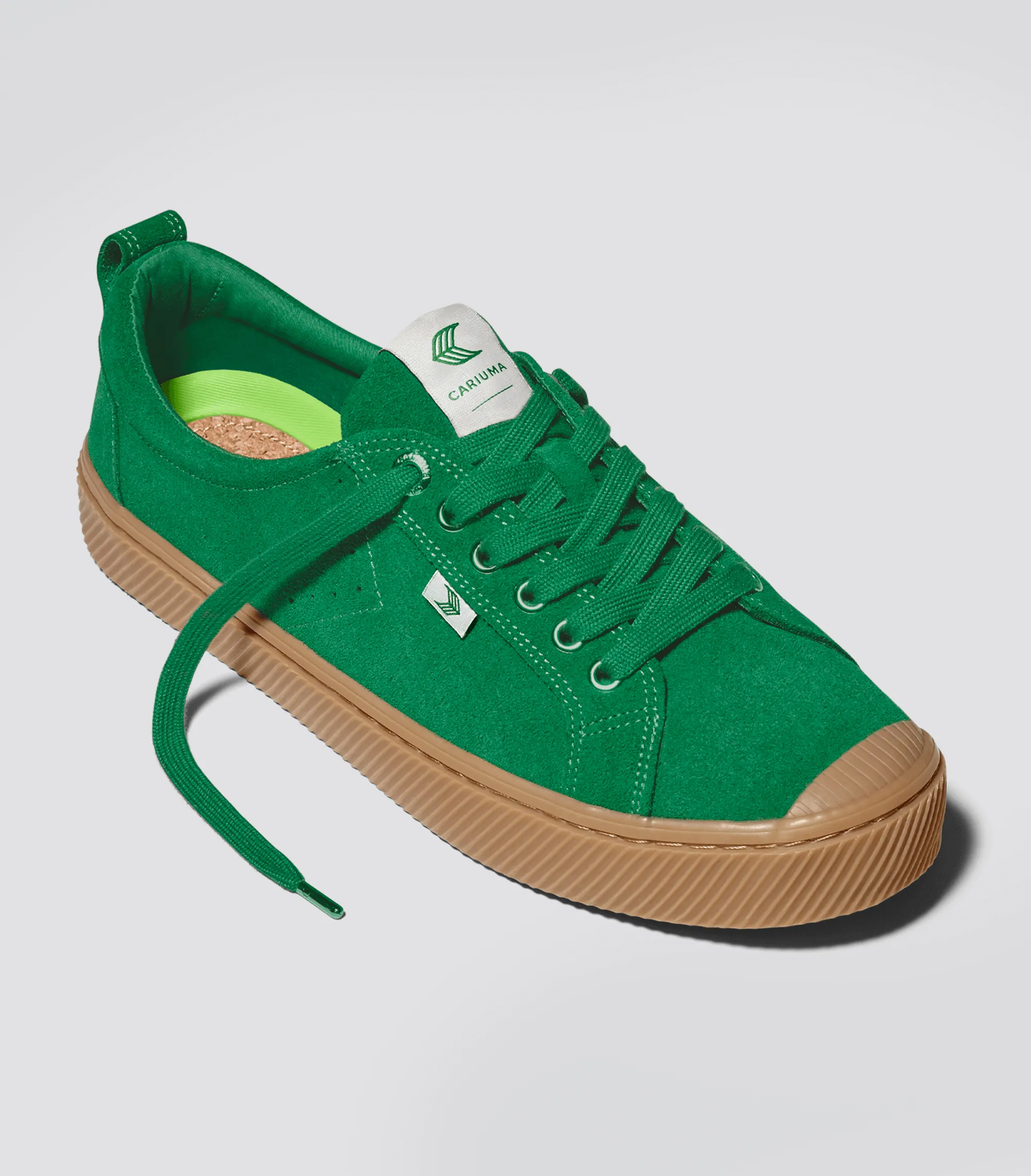 OCA Low Gum Fern Green Suede Sneaker Men sold by Cariuma product image thumbnail 2