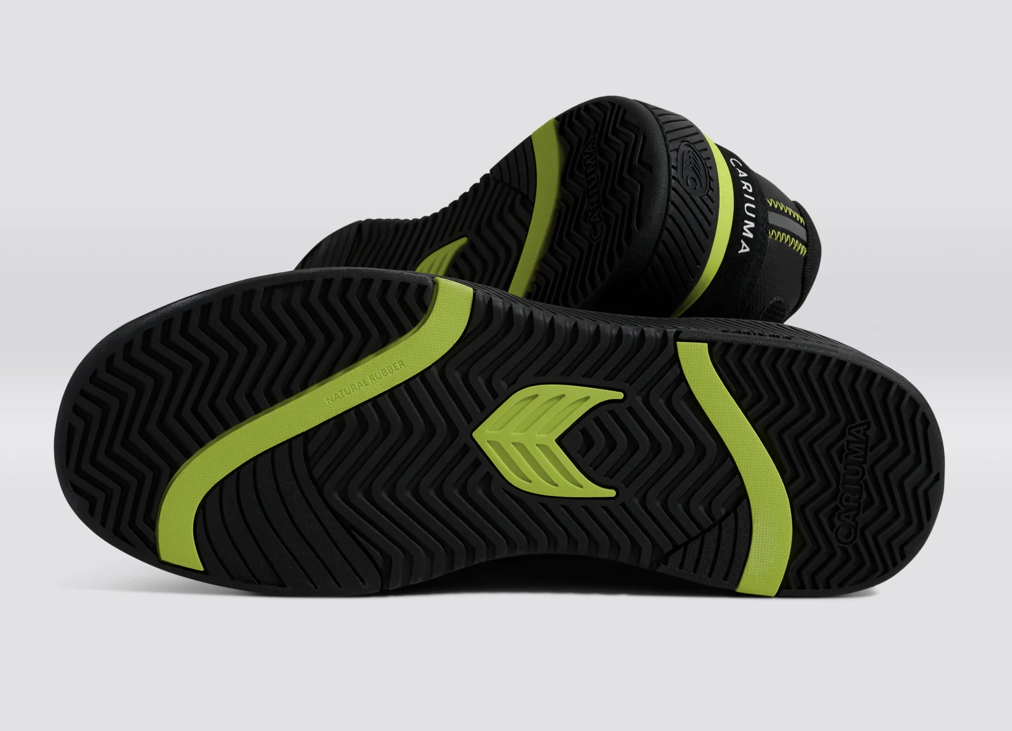 UBA PRO All Black Suede and Mesh Off-White Logo Lime Green Sneaker Men sold by Cariuma product image thumbnail 5