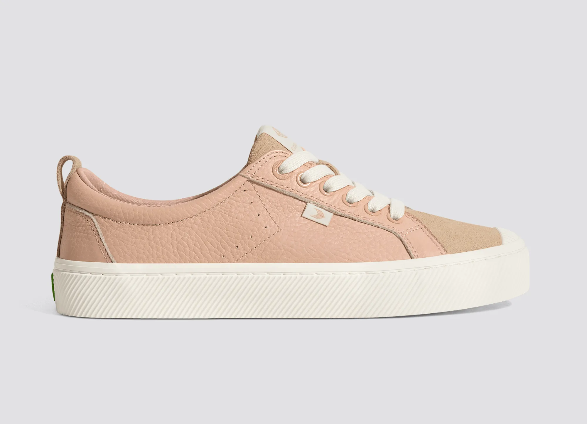 OCA Low Beige Premium Leather Nude Suede Sneaker Women sold by Cariuma product image thumbnail 3