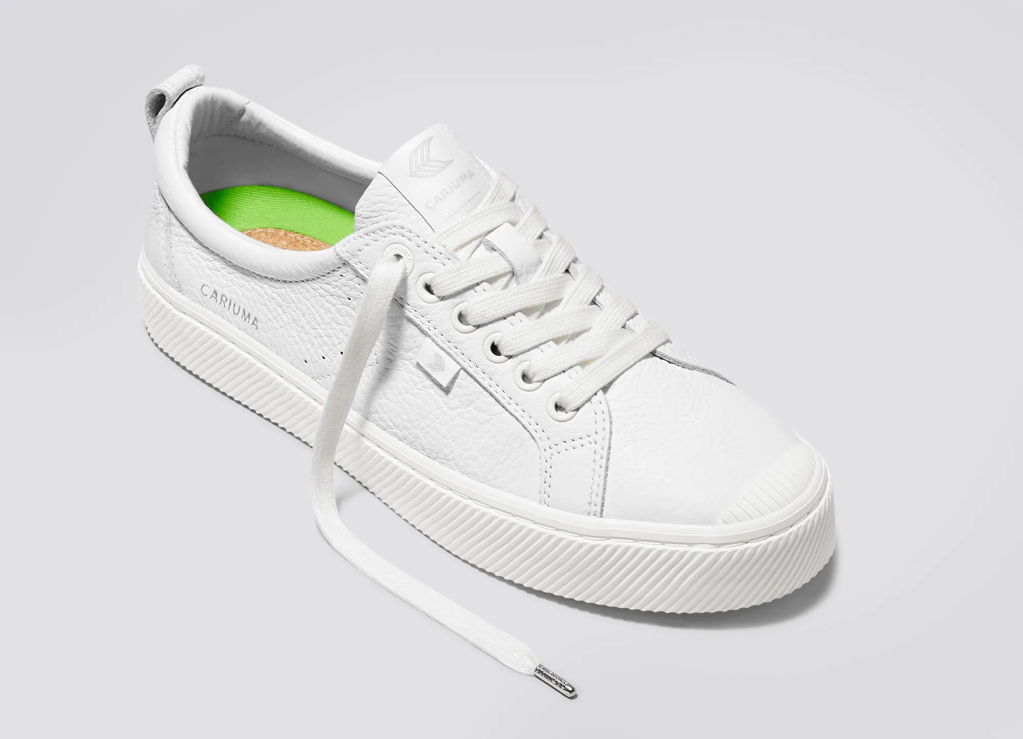 OCA Low White Premium Leather Sneaker Men sold by Cariuma product image thumbnail 4
