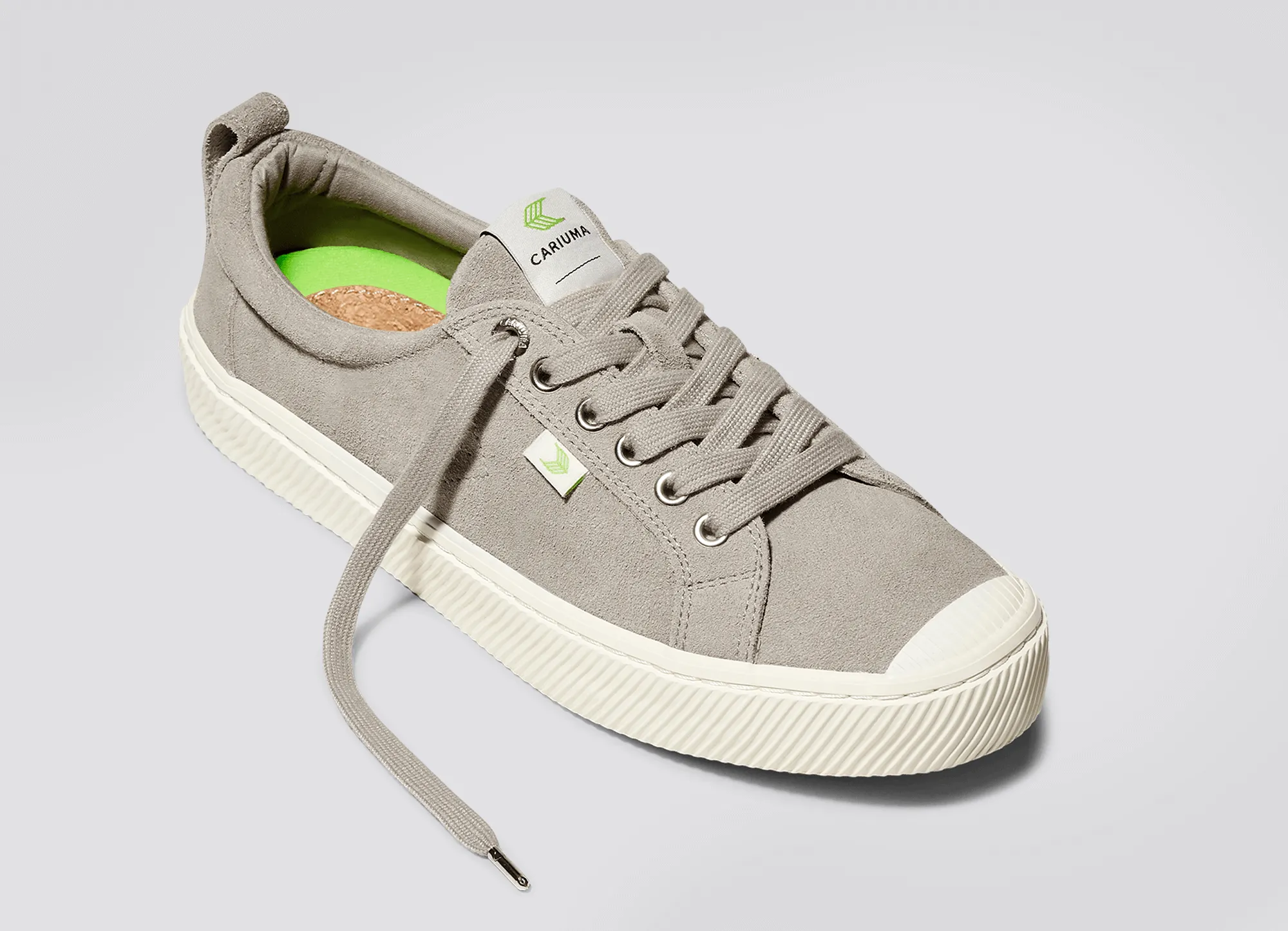 OCA Low Cloud Grey Suede Sneaker Men sold by Cariuma product image thumbnail 5