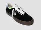 NAIOCA Black Suede Off-White Logo Shadow Blue Sneaker Men sold by Cariuma
