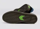 NAIOCA Black Suede Off-White Logo Shadow Blue Sneaker Men sold by Cariuma