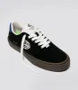 NAIOCA Black Suede Off-White Logo Shadow Blue Sneaker Men sold by Cariuma