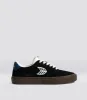 NAIOCA Black Suede Off-White Logo Shadow Blue Sneaker Men sold by Cariuma