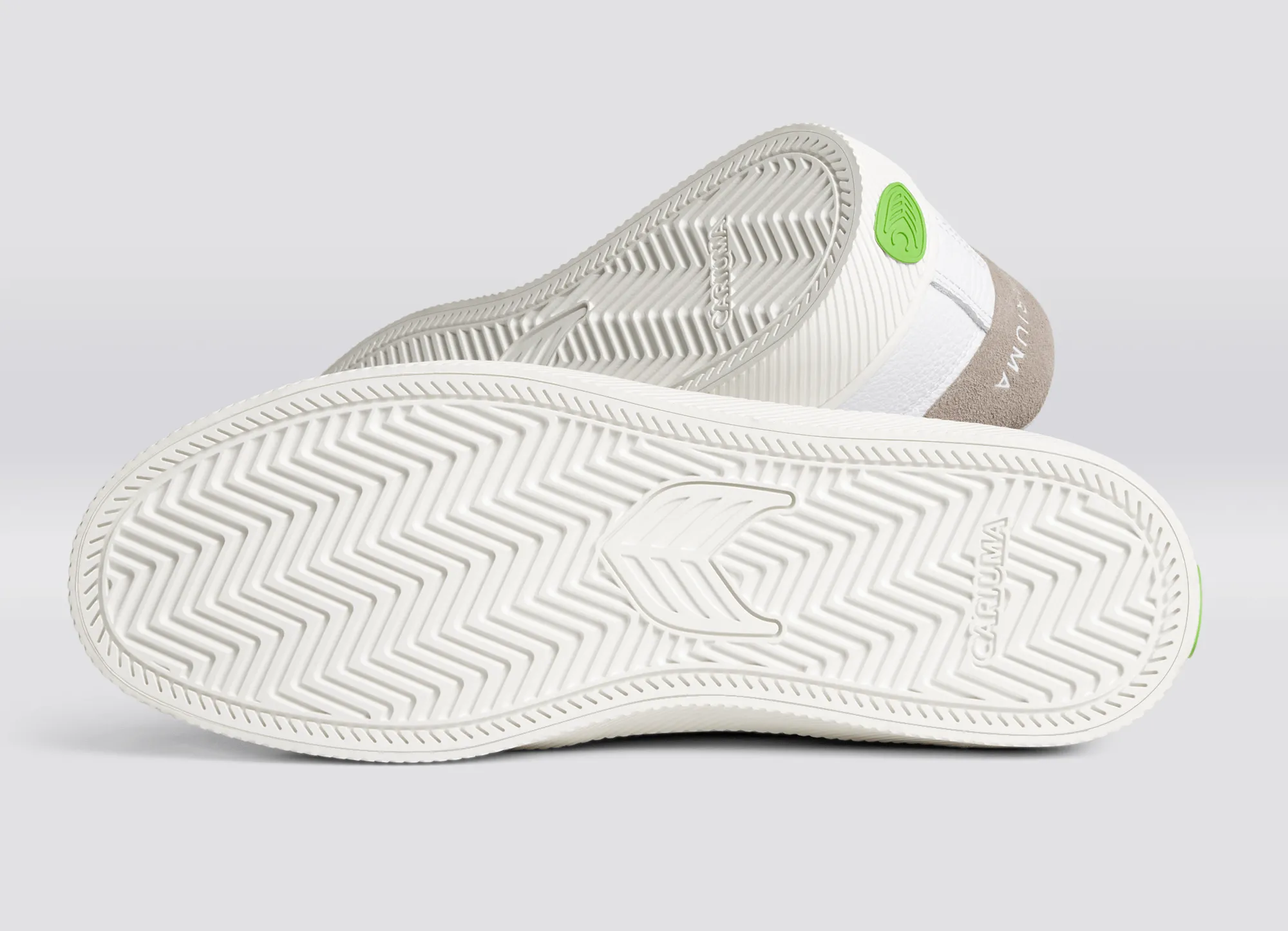 SALVAS White Premium Leather Vintage White Suede Rose Logo Sneaker Women sold by Cariuma product image thumbnail 5