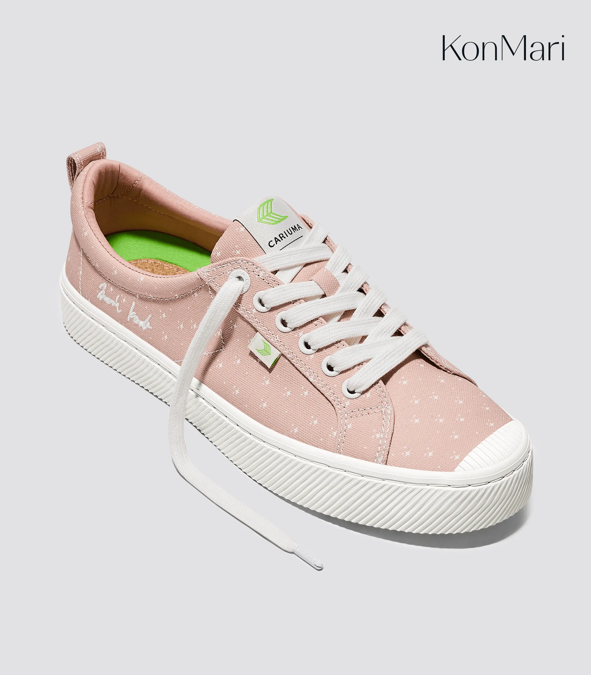 Marie Kondo OCA Low Rose Canvas Contrast Thread Sneaker Men sold by Cariuma product image thumbnail 2