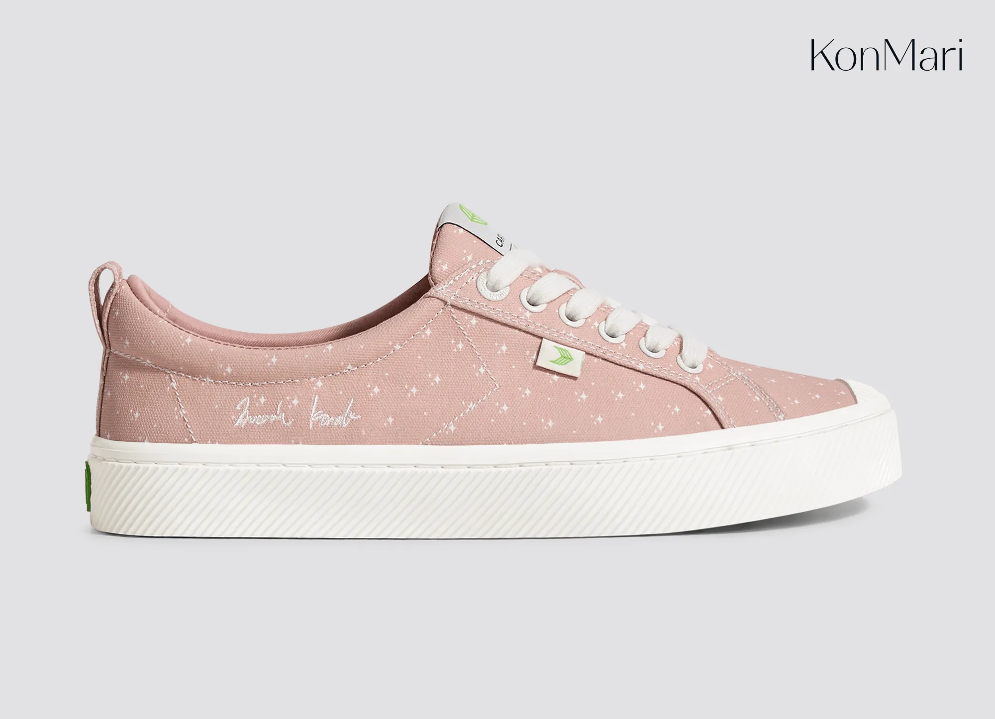 Marie Kondo OCA Low Rose Canvas Contrast Thread Sneaker Men sold by Cariuma product image thumbnail 3