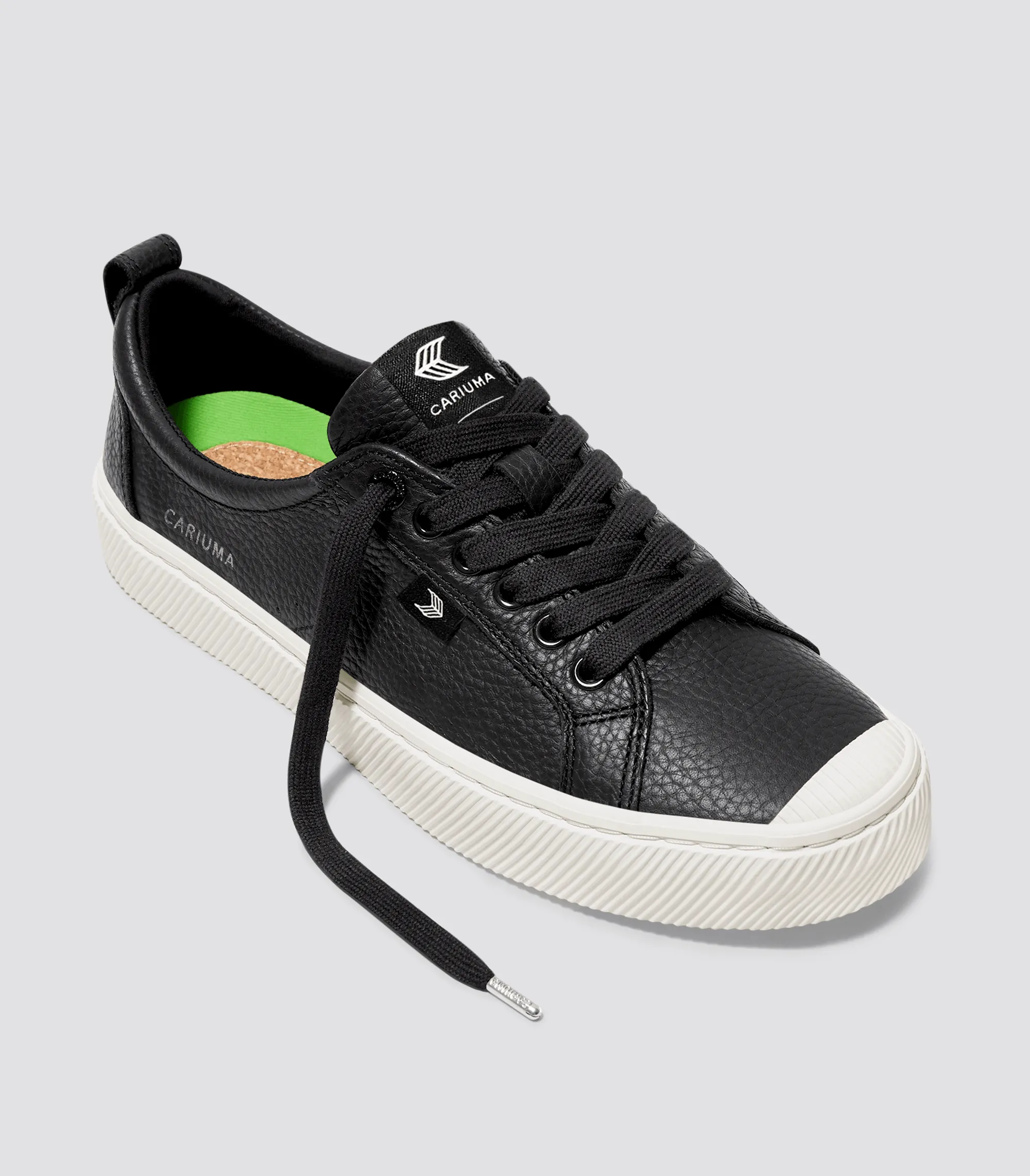 OCA Low Black Premium Leather Sneaker Men sold by Cariuma product image thumbnail 2
