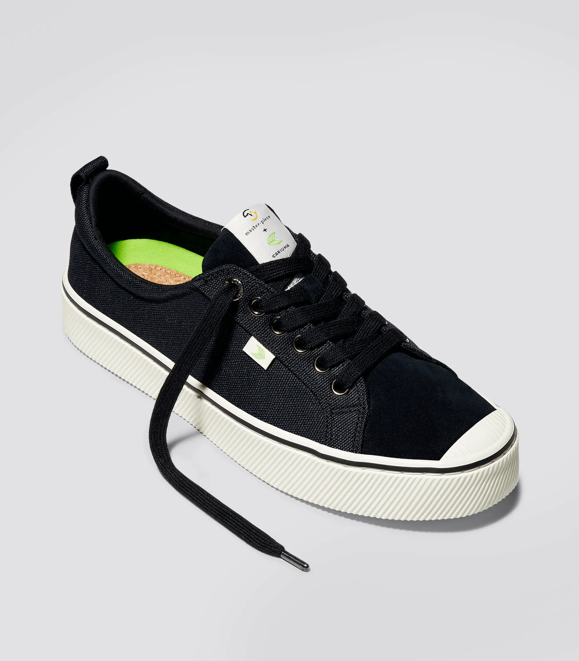 OCA Low master-piece Black Cordura and Suede Sneaker Women sold by Cariuma product image thumbnail 2