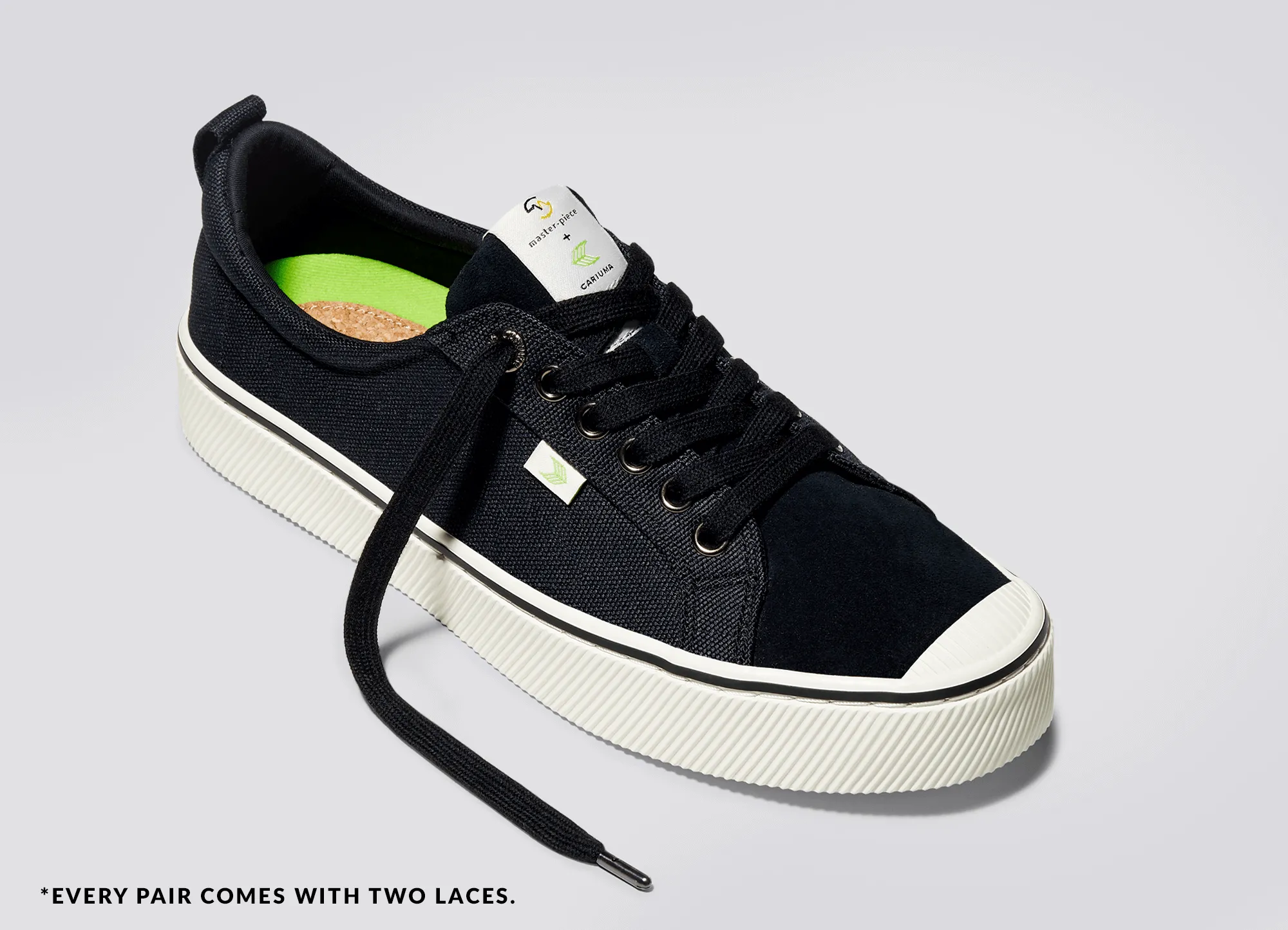 OCA Low master-piece Black Cordura and Suede Sneaker Women sold by Cariuma product image thumbnail 4