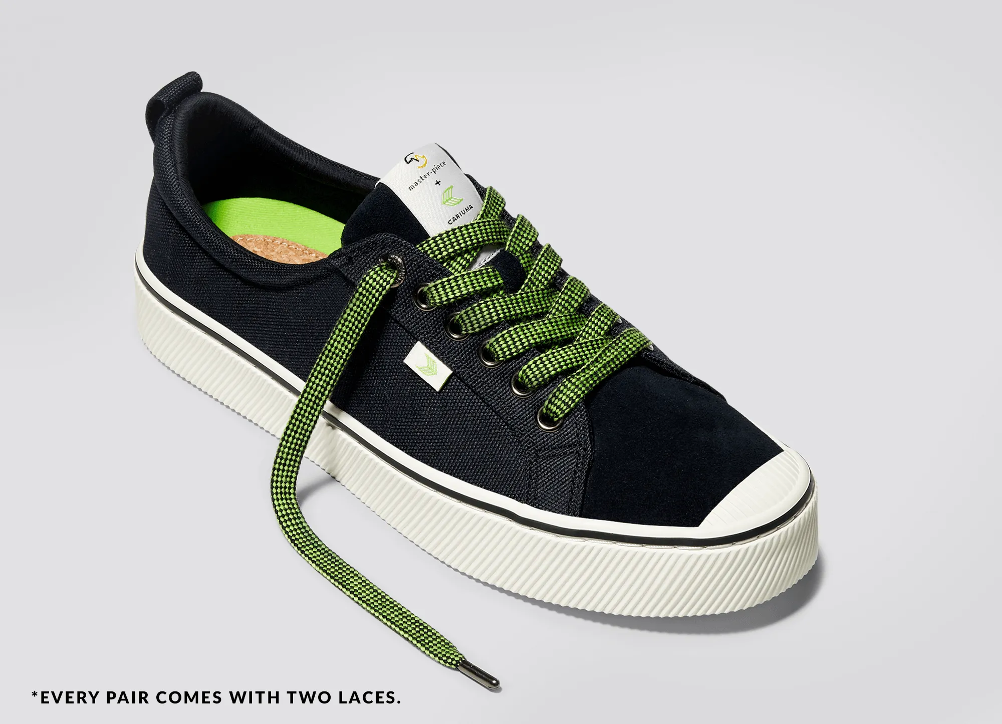 OCA Low master-piece Black Cordura and Suede Sneaker Women sold by Cariuma product image thumbnail 5