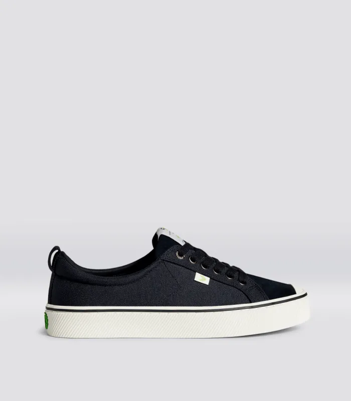 OCA Low master-piece Black Cordura and Suede Sneaker Women made by Cariuma