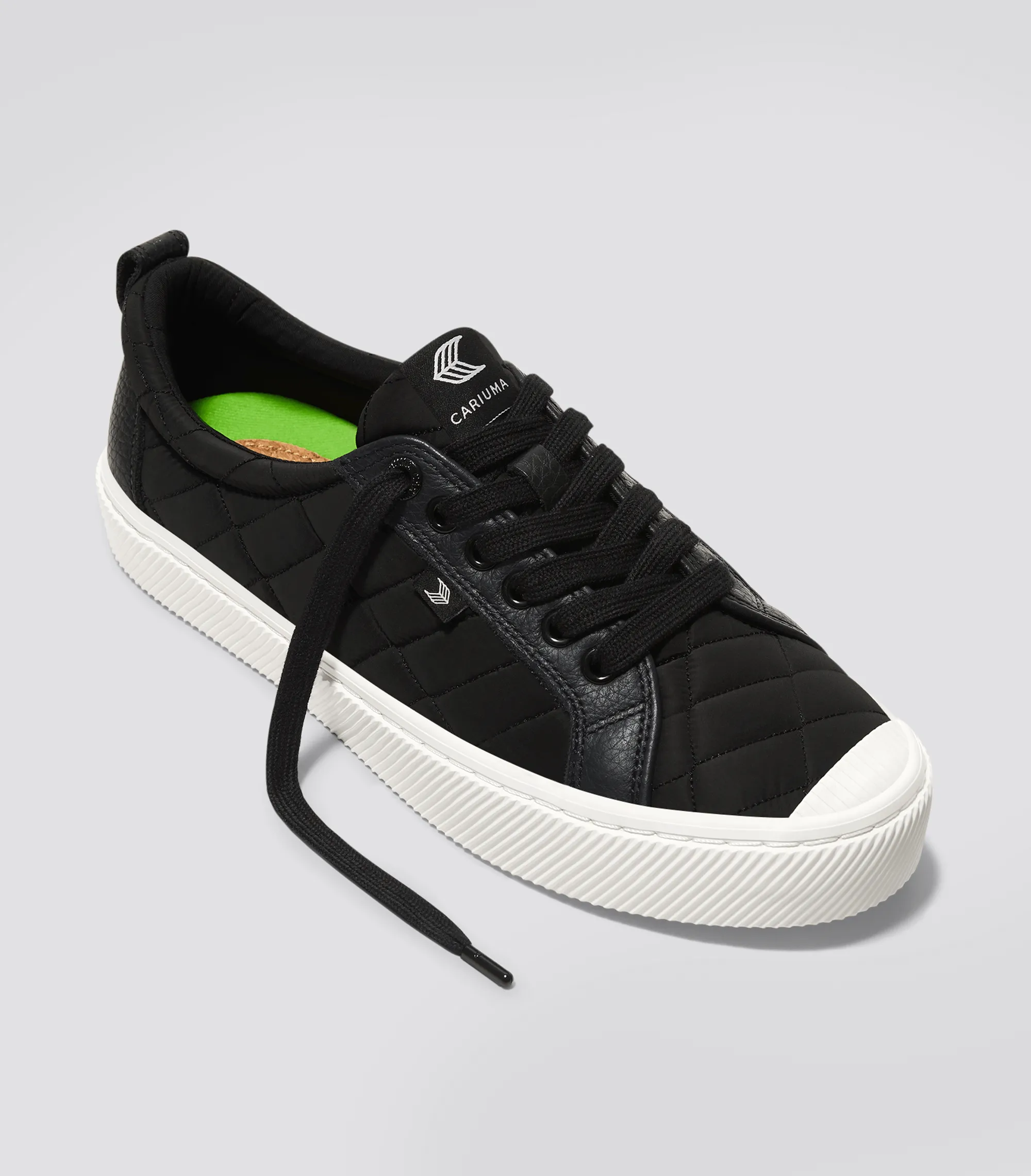 OCA Low Quilt Black Premium Leather Sneaker Men sold by Cariuma product image thumbnail 2