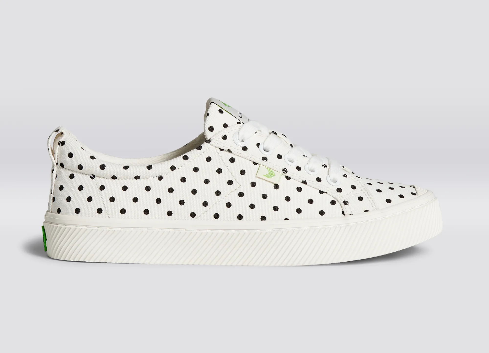 OCA Low White Canvas Black Polka Dots Sneaker Men sold by Cariuma product image thumbnail 3