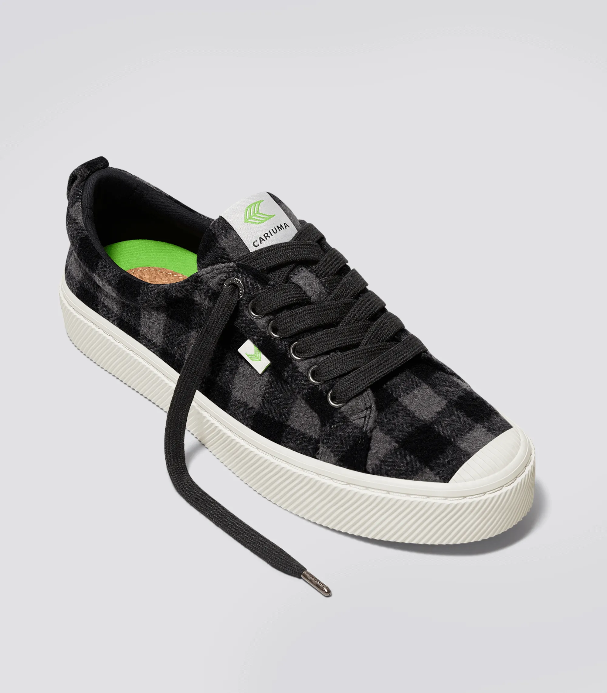 OCA Low Black Plaid Sneaker Women sold by Cariuma product image thumbnail 2
