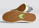 CATIBA PRO Low Charcoal Grey Suede and Canvas Contrast Thread Ivory Logo Sneaker Women sold by Cariuma