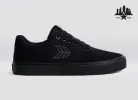 Skatepark of Tampa NAIOCA PRO All Black Suede and Canvas Black Logo Sneaker Women sold by Cariuma
