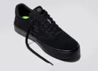 Skatepark of Tampa NAIOCA PRO All Black Suede and Canvas Black Logo Sneaker Women sold by Cariuma