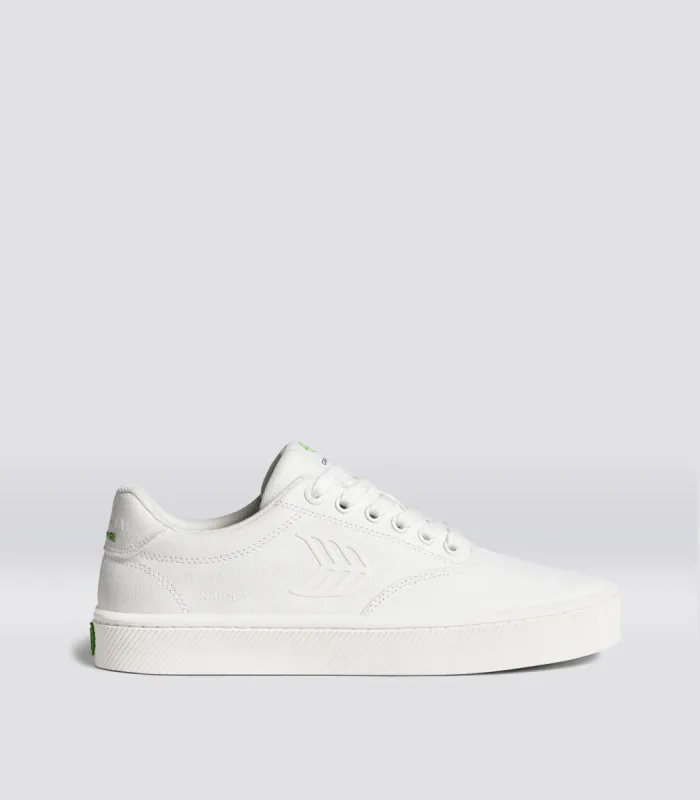 NAIOCA Canvas Off-White Canvas Sneaker Women sold by Cariuma