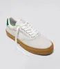 NAIOCA Gum Smoke White Suede Off-White Logo Green Sneaker Men sold by Cariuma