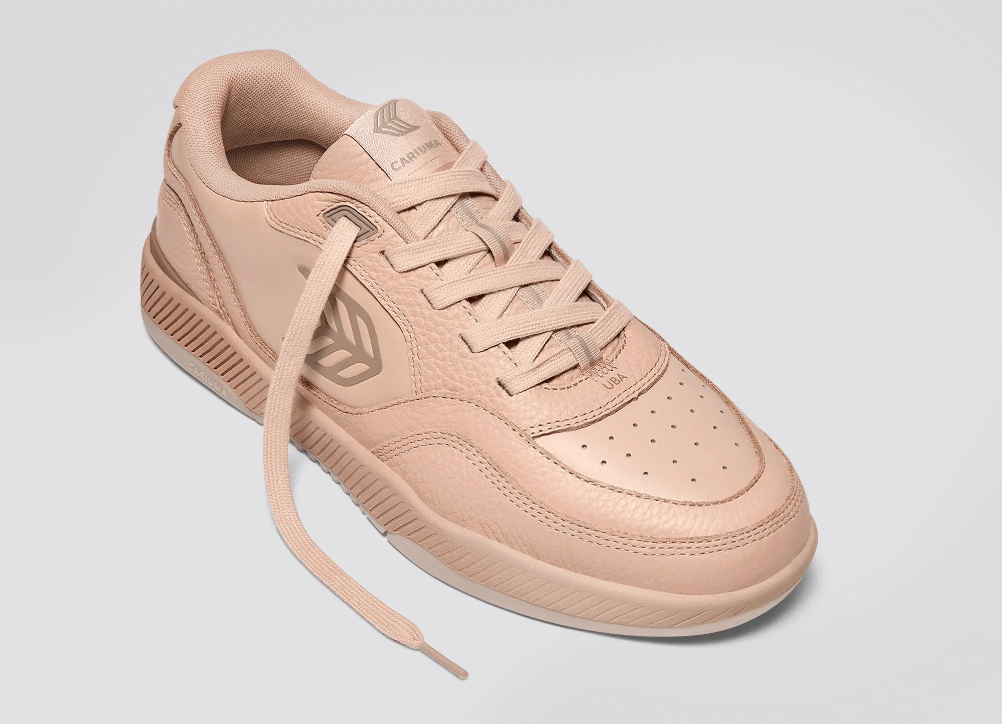 UBA Beige Leather Natural Logo Sneaker Men sold by Cariuma product image thumbnail 4