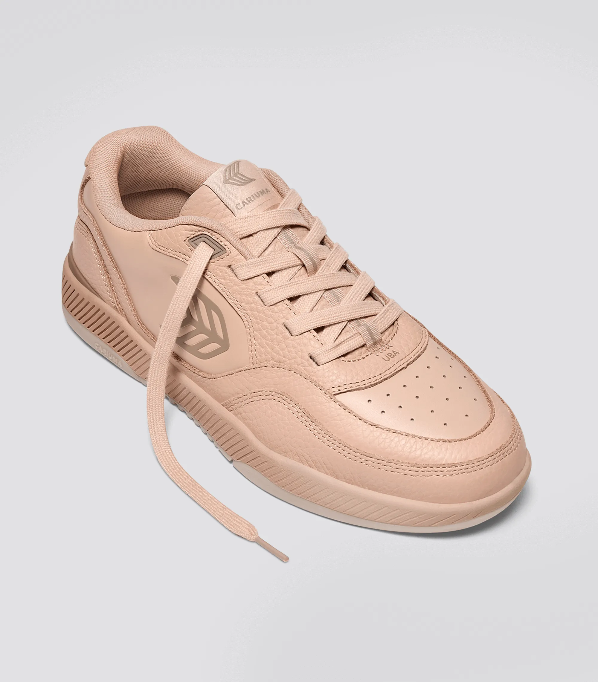 UBA Beige Leather Natural Logo Sneaker Men sold by Cariuma product image thumbnail 2