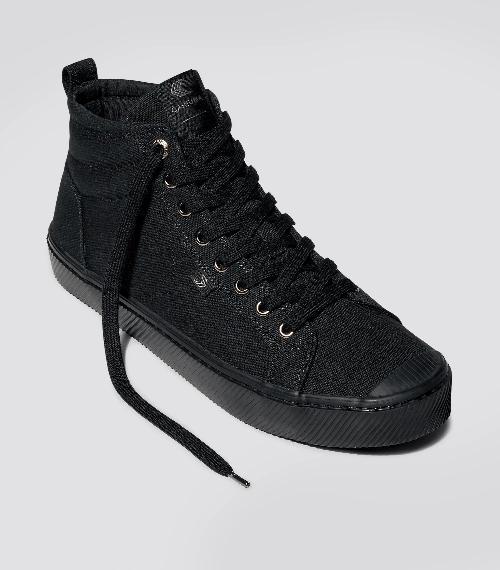 OCA High All Black Canvas Sneaker Women sold by Cariuma product image thumbnail 2