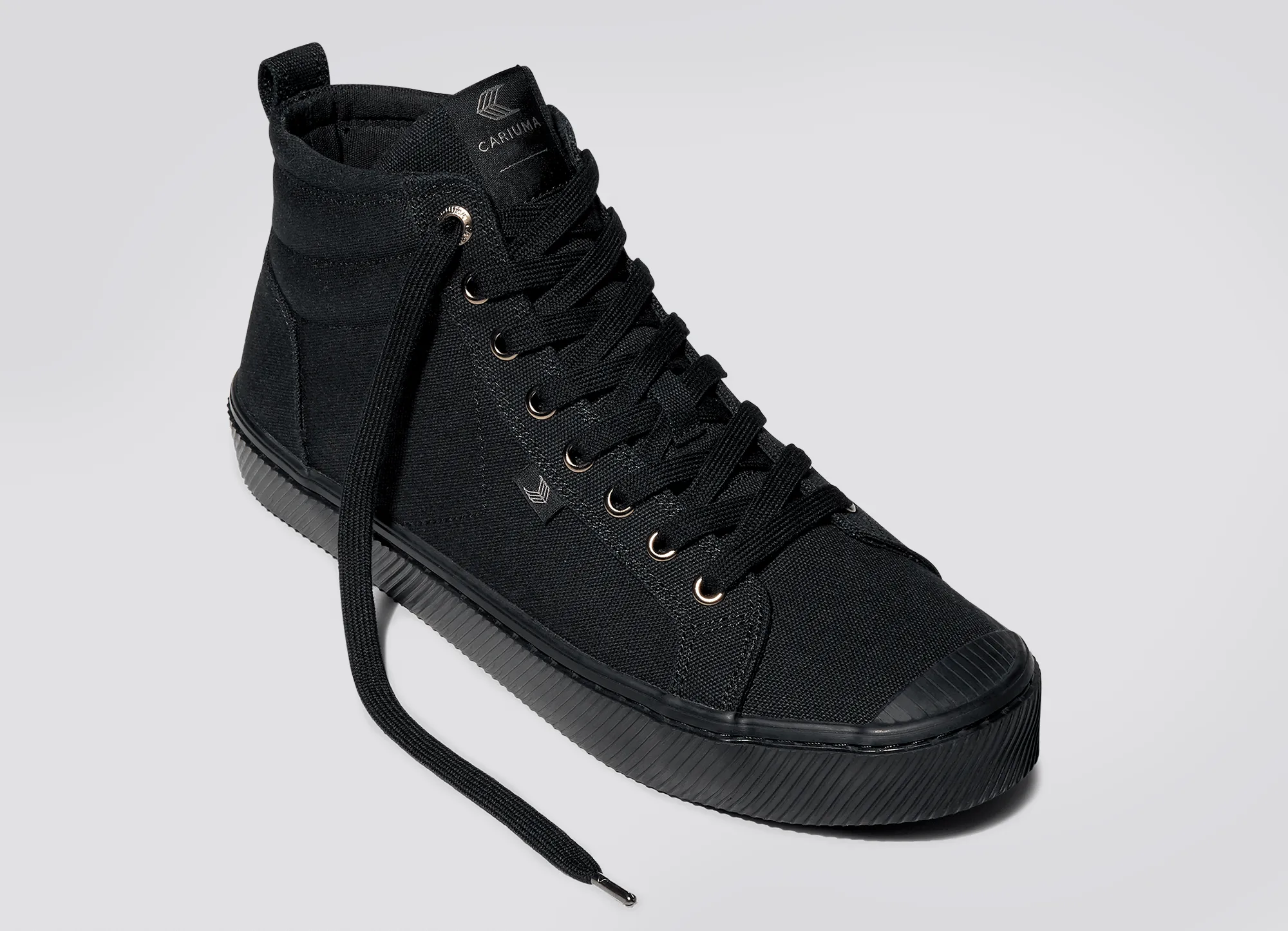 OCA High All Black Canvas Sneaker Women sold by Cariuma product image thumbnail 4