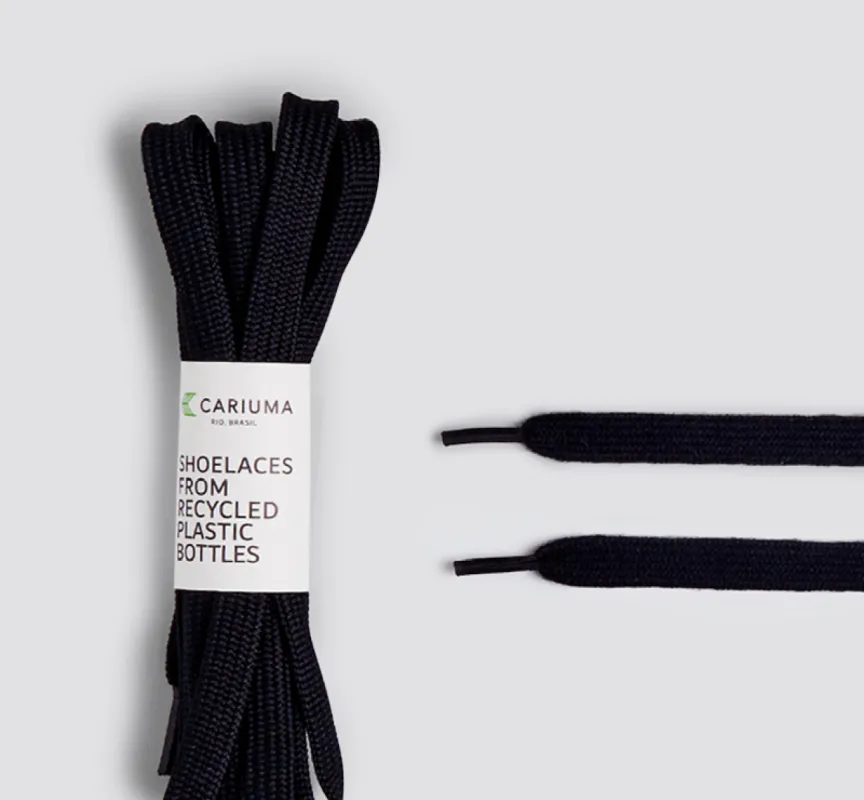 Shoe Lace IBI Black with Black Tip sold by Cariuma