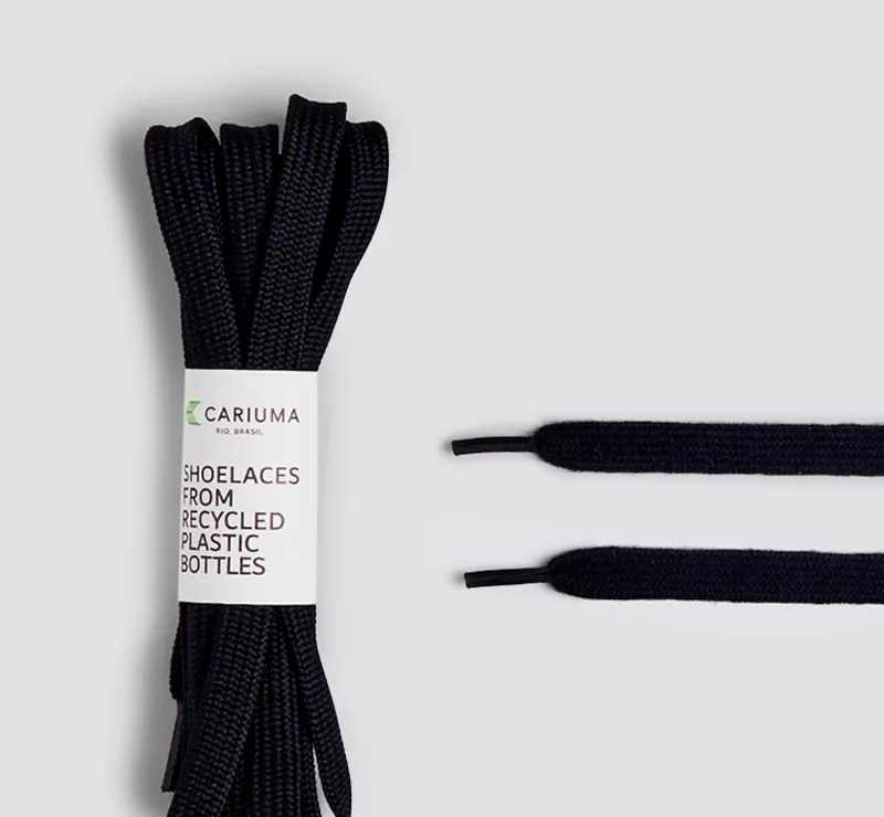 Shoe Lace IBI Black with Black Tip sold by Cariuma