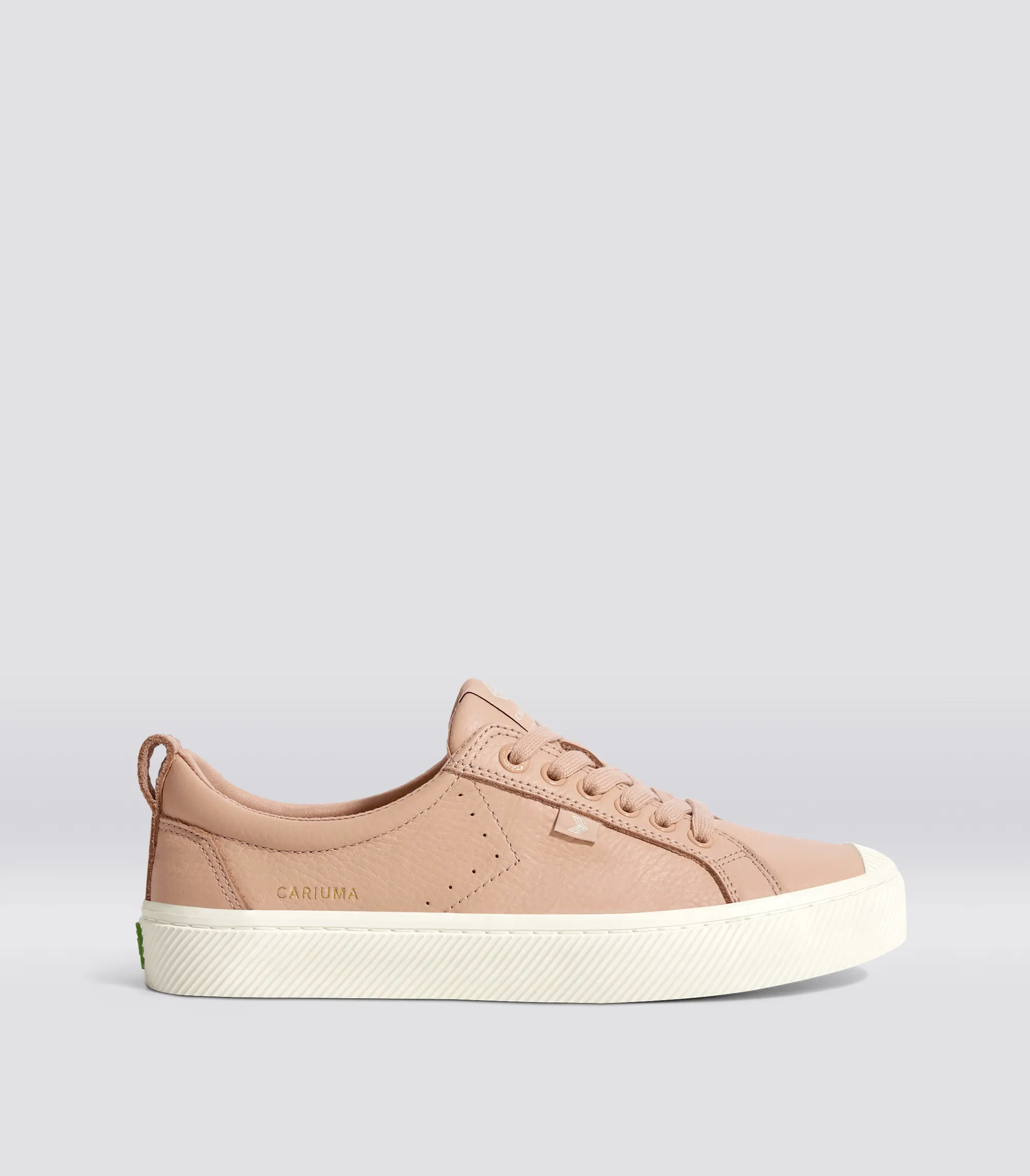 OCA Low Beige Premium Leather Sneaker Women sold by Cariuma